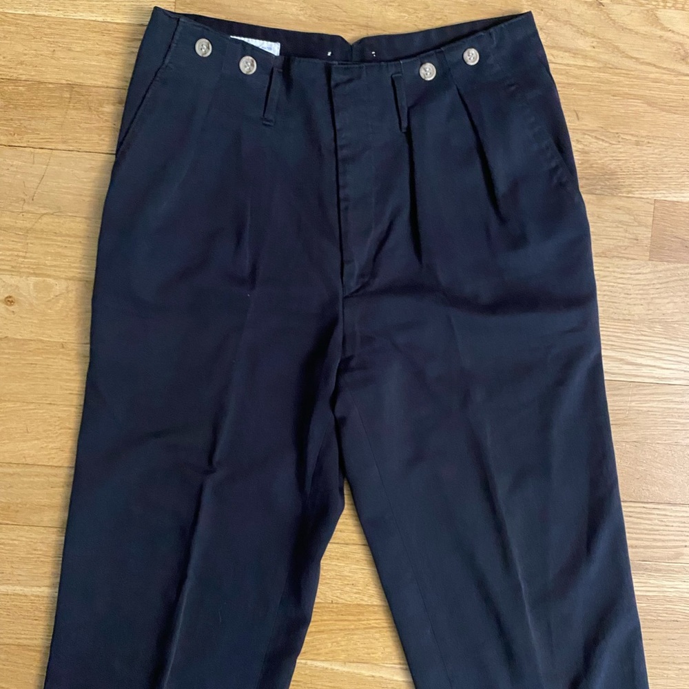Straight Leg Vintage Dress Pants